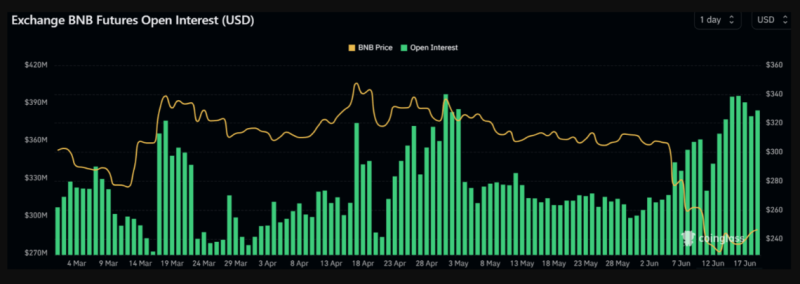 При новой распродаже Binance Coin может обвалиться ниже $200